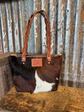 Yellowstone Cowgirl Leather-With White Tote Purse