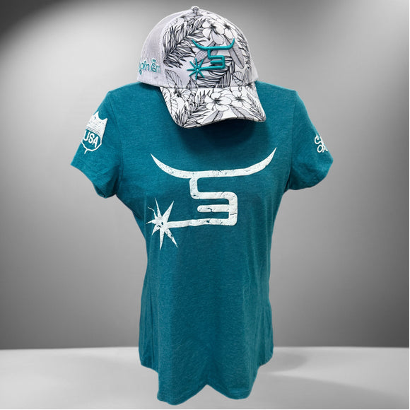 Ladies Teal T-Shirt