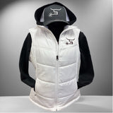 Ladies White Vest - Maroon Mountain Sunset
