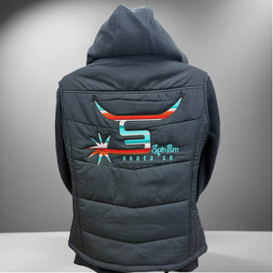 Ladies Black Puffy Horizon Vest