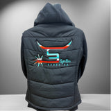 Ladies Puffy Vest Horizon Logo