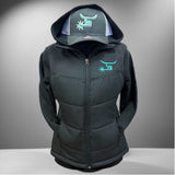 Ladies Puffy Vest Horizon Logo