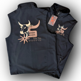 The Bull Men’s Black Vest
