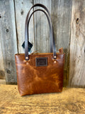 Brown Leather Tote Bag Purse