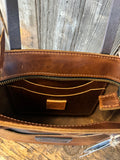 Brown Leather Tote Bag Purse